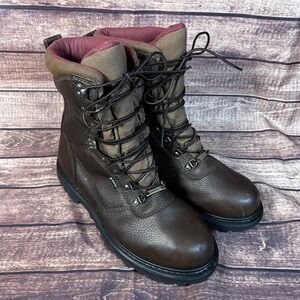 Cabela's Gore-Tex Iron Ridge Leather Hunting Boots Mens Brown Waterproof Sz 11EE